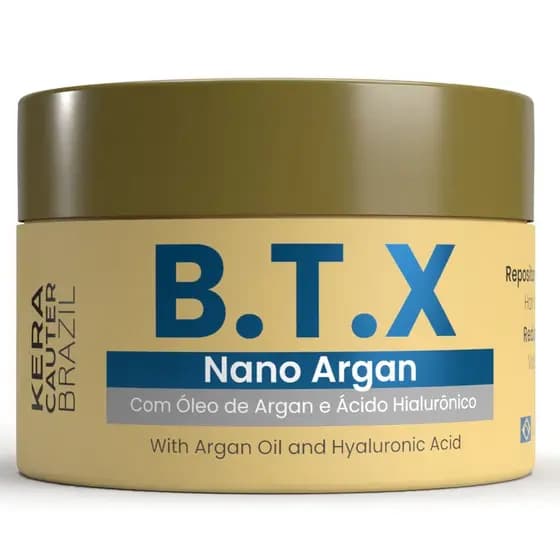 BTX Botox Nano Argan Kera Cauter Brazil Creme Tratam 300ml