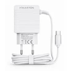 Carregador Turbo 3.1A USB Duplo + Cabo USB-C Carregamento Rápido Android H'Maston
