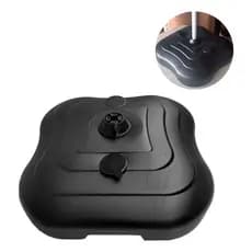Base Para Guarda Sol Ombrelone Preta  18kg Suporte Água Areia