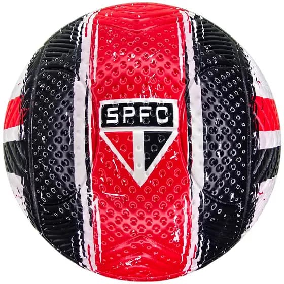 Bola de Futebol São Paulo Oficial Com Selo Tamanho 5 Reforçada