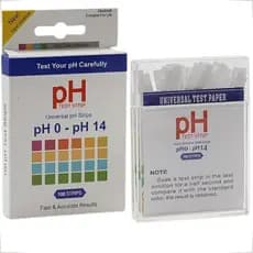 Teste de pH Alcalina Acidez Papel Tiras Caixa com 100 Medidor de PH 01 a 14