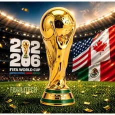 Taça Copa do Mundo Réplica Dourada Metalizada 25x10cm Decoração Festa Tema Futebol