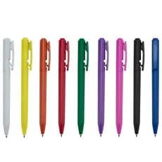 Kit 50 Unidades Caneta Plástica