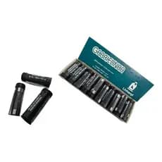 Linha Gabrielinha 128 Preta – Caixa com 10 Tubos de 100 Jardas
