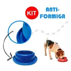 Comedouro Bebedouro Anti Formiga P/ Cachorro e Gato 300ML Pequeno Porte Pote Tijela Ração e Água