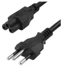 cabo de força tripolar para fonte de notebook 1.20 cm