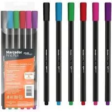 CANETA MARCADOR FINELINER PONTA 0.4 - ESTOJO C/ 6 CORES JOCAR OFFICE