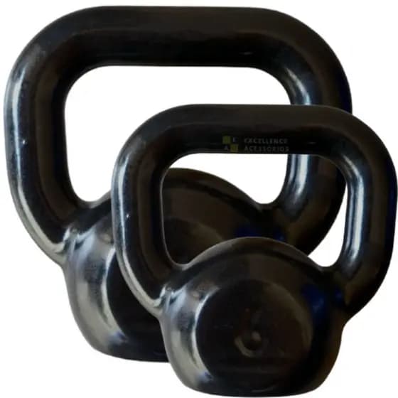kettlebell 4kg e 6kg emborrachados total 10kg
