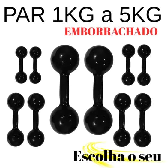 Halter pesinho de academia musculação academia em casa fisioterapia escolha o seu peso