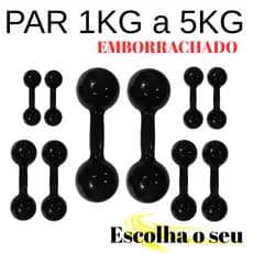 Halter pesinho de academia musculação academia em casa fisioterapia escolha o seu peso