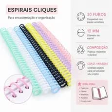 ESPIRAL CLICK C/ 3 unidades