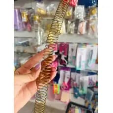 Espiral Metálico 20mm - Unidade - Dourado - Passo 6