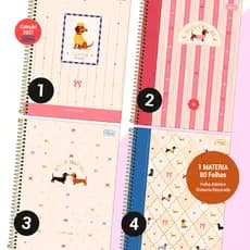 Caderno Universitário Brownie 1M 80F Tilibra