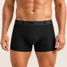 kit 5 CUECAS MALLBECK Box Boxer Cueca Box Boxer Adulto Microfibra