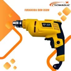 Furadeira  650W Mandril Chave 10 mm