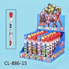 kit6/kit12pecas Chique 3 em 1 Desenho animado3 Cores Vibrante Papelaria Fofo