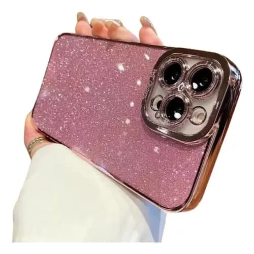 Capa Capinha de celular para Iphone case luxo de Celular rosa dourado presente promoção lançamento