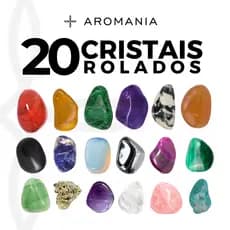 Pedras Roladas Cristais 100% Naturais Kit 20 Unidades