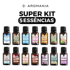 Kit com 5 Essências Para Umidificador e Difusor de Ambiente 15ml - Escolha seus Aromas