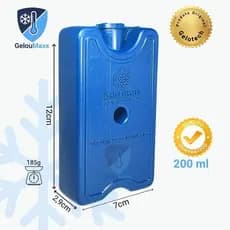 GELO GEL REUTILIZÁVEL ARTIFICIAL PLACA 200 ML -  GELOTECH ORIGINAL - COOLER CAIXA TERMICA