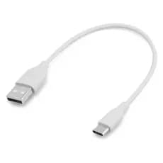 Cabo USB Tipo C 30cm Curto Carregamento Rápido Reforçado Power Bank Carro Moto