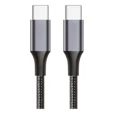 Cabo USB-C 3m 60W Turbo Tipo C Carregamento Rápido Nylon Reforçado para Notebook Samsung iPhone 15 16 17