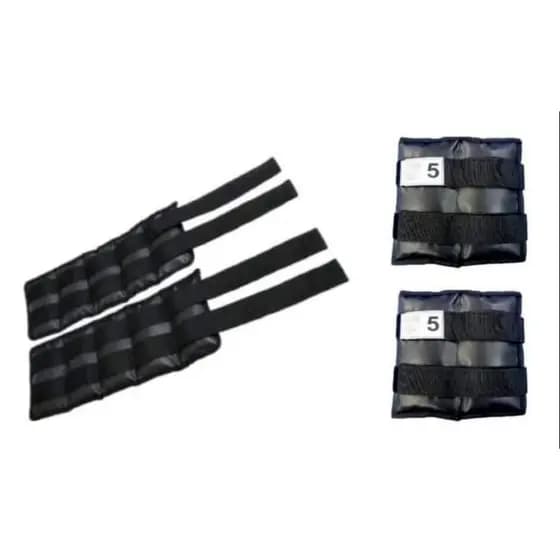 Tornozeleiras 5 kg PAR Caneleiras de peso