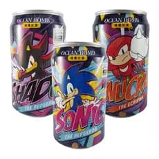Refrigerante Ocean Bomb Lata 315 ml Chá Preto Limão Sonic The Hedgehog