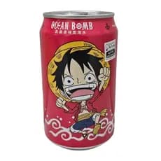 Refrigerante Ocean Bomb Lata 330 ml Calpis One Piece - Luffy