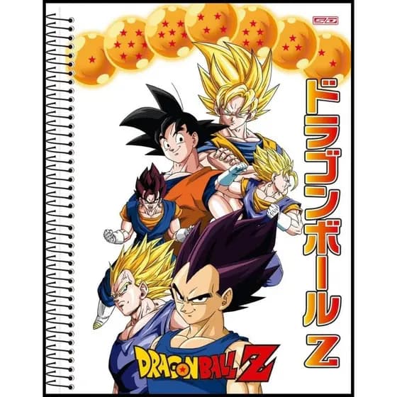 Caderno Universitário Dragon Ball Z (80 Folhas)
