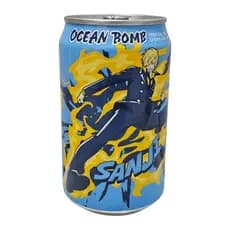 Refrigerante Ocean Bomb Lata 330 ml Frutas Tropicais One Piece - Sanji