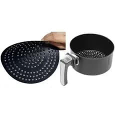 Protetor Manta Teflon Para Fritadeira Air fryer Modelo Redondo 20cm