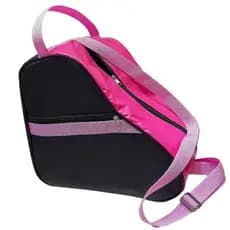 Mochila / Bolsa Para Transporte / Guardar Patins Roller Quad Patinação- PRETA/ROSA