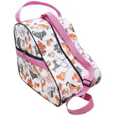Bolsa, Mochila Para Patins Patinação Artística Infantil Quad- Estampa dogs/rosa