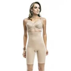 Cinta Modeladora Yoga Soft Pos Parto Tipo Bermuda Cos Alto - 6023