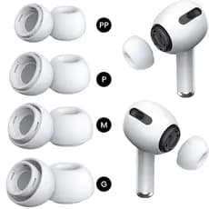 Borrachinha de Silicone para Fone de Ouvido AirPods Pro com Tela de Proteção - Branco