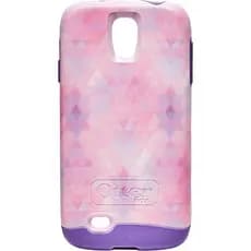 Capa Protetora, Otterbox, Galaxy S4, Capa com Proteção Completa (Carcaça+Tela), Rosa/Roxo