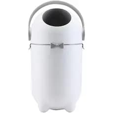 Maxi Baby Lixeira Antiodor Descarte de Fraldas Lixo Mágico, Branco
