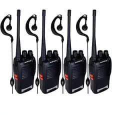 Kit 4 Radio Walk Talk Comunicador 6km 16 Ch Baofeng 777s Vhf