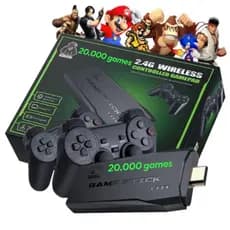 Video Game Stick 4k Retro 10000 Jogos 4K HDMI Game Stick Console sem fio Dual/Single Player Videogame Box Retro Ps1