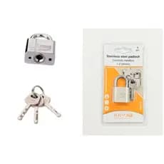 Cadeado Proteção Antifurto Chave Atomica Codificada 40MM - 4CM Chave Anti-copia Cadeado