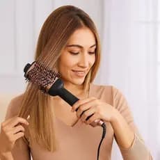 Escova Secadora Rotativa Bivolt Profissional Potente Alisa Modela Seca Cabelo Alisadora Modeladora