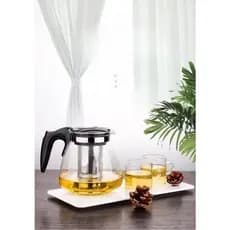 Chaleira Bule Vidro Café Chá Aquecer Água Garrafa Resistente Cozinha Servir Bebidas Quentes Elegante