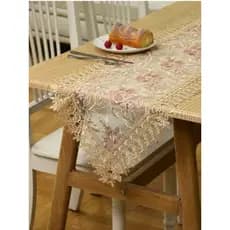 Caminho de Mesa Guipir Trilho Bordado Decoração Floral Diversas Medidas