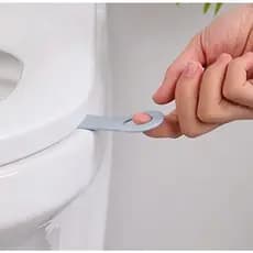 Alça para Levantar Tampa Vaso Sanitário Super Higiênica Com Ventosa Dispensa Furos e Adesivos Versátil CK5400
