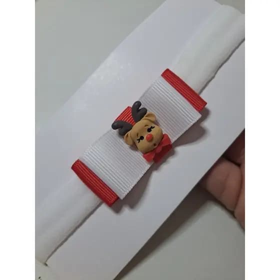 Faixinha Slim de Bebê de Natal - Faixinha Natalina