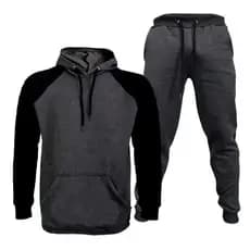 Conjunto Moletom Raglan Blusa de Frio + Calça de Abrigo em Algodão Lançamento