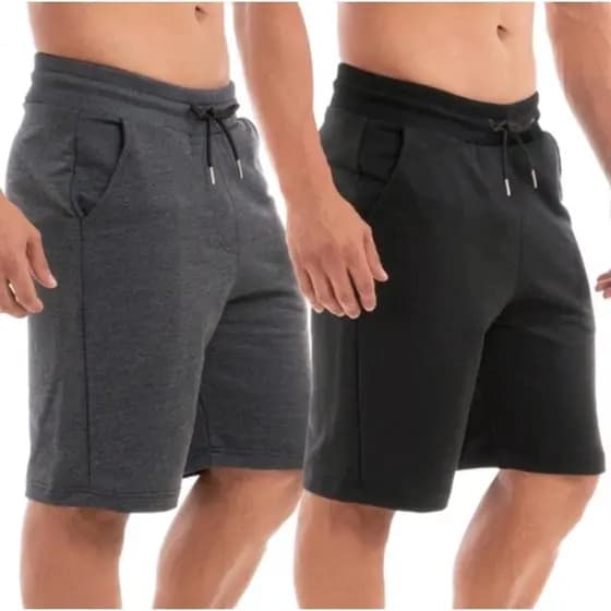Kit 2 Bermudas Short Masculino Academia Praia Plus Size P ao G3