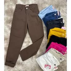 Calça Jeans Mom  /com cinto/sem cinto
