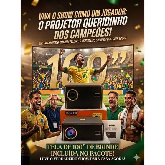 Projetor Mini  Y7 Full Hd  1920px x 1080px Estory Telas Copa Do Mundo 2026 Cinema Palestra Igrela